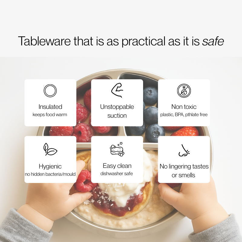 Stainless Steel First Tastes Weaning Gift Set