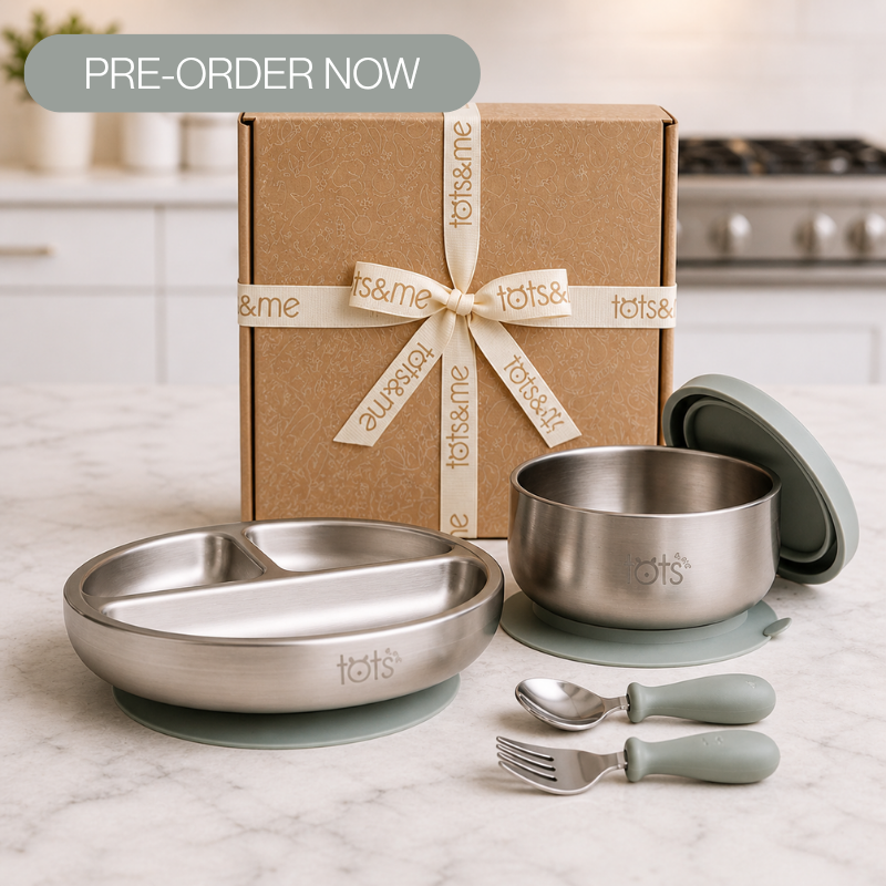 Stainless Steel First Tastes Weaning Gift Set - PRE ORDER