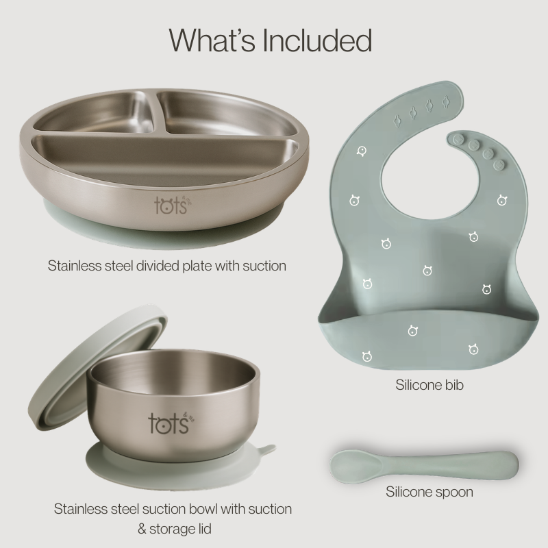 Stainless Steel Essentials Weaning Gift Set - PRE ORDER