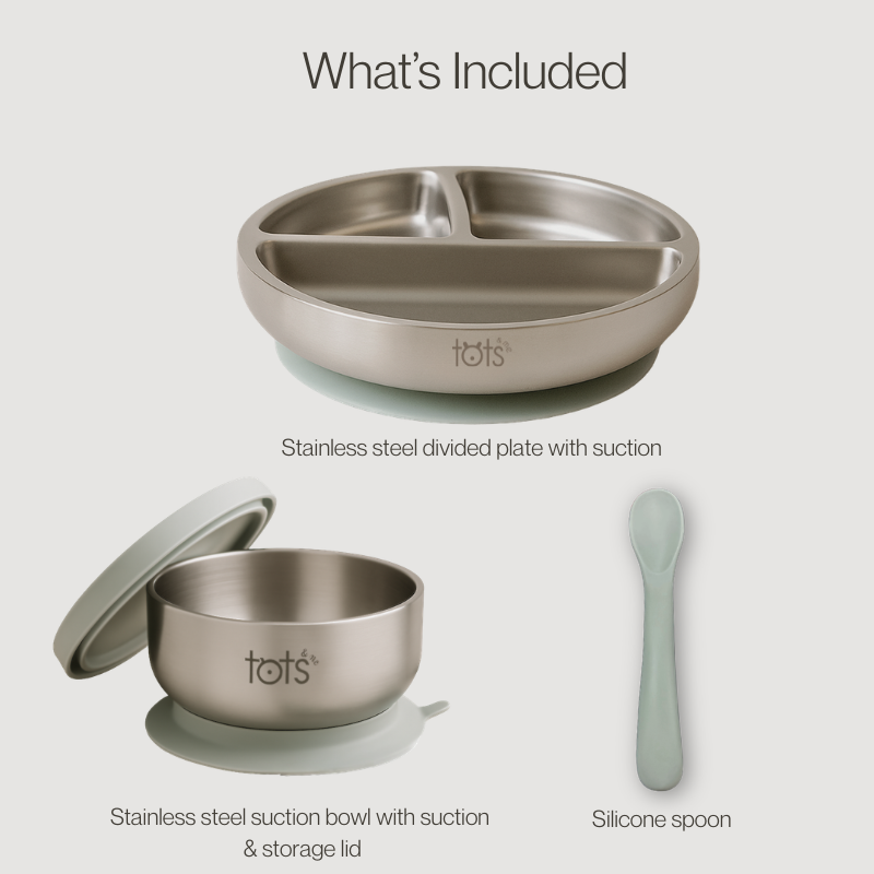Stainless Steel First Tastes Weaning Gift Set - PRE ORDER