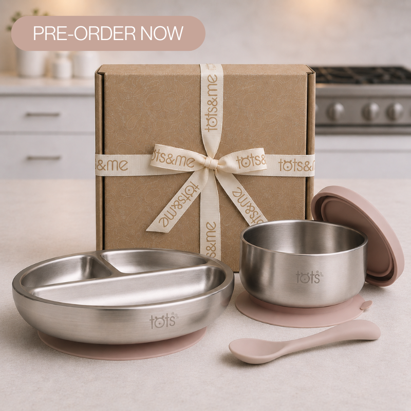 Stainless Steel First Tastes Weaning Gift Set - PRE ORDER