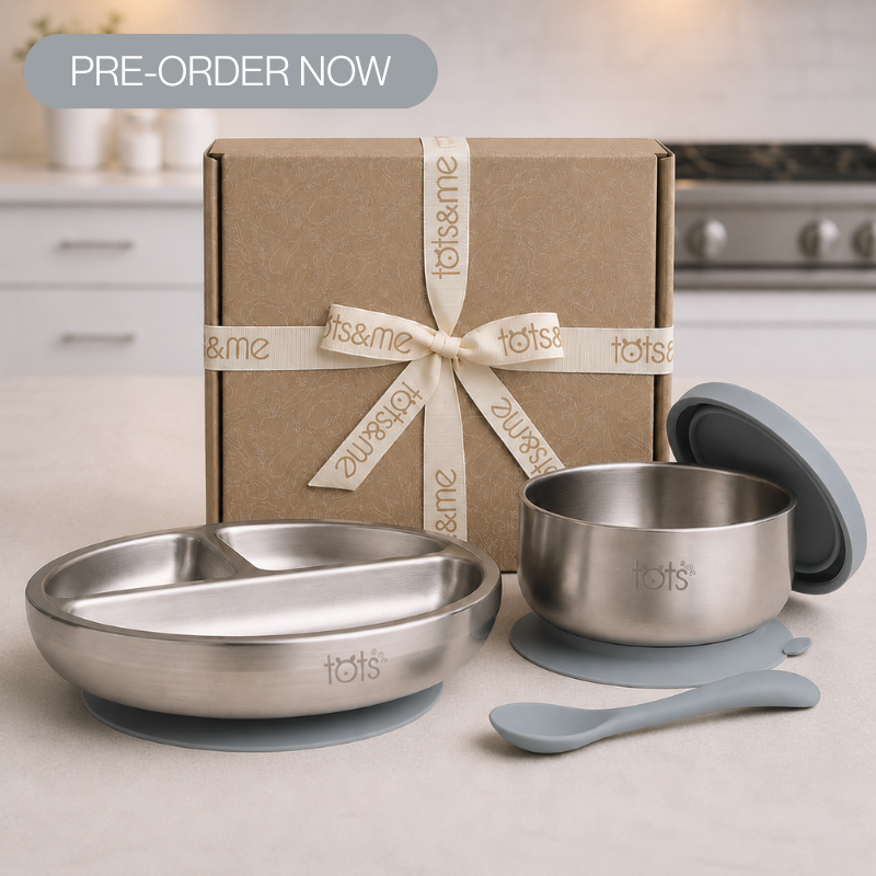 Stainless Steel First Tastes Weaning Gift Set - PRE ORDER