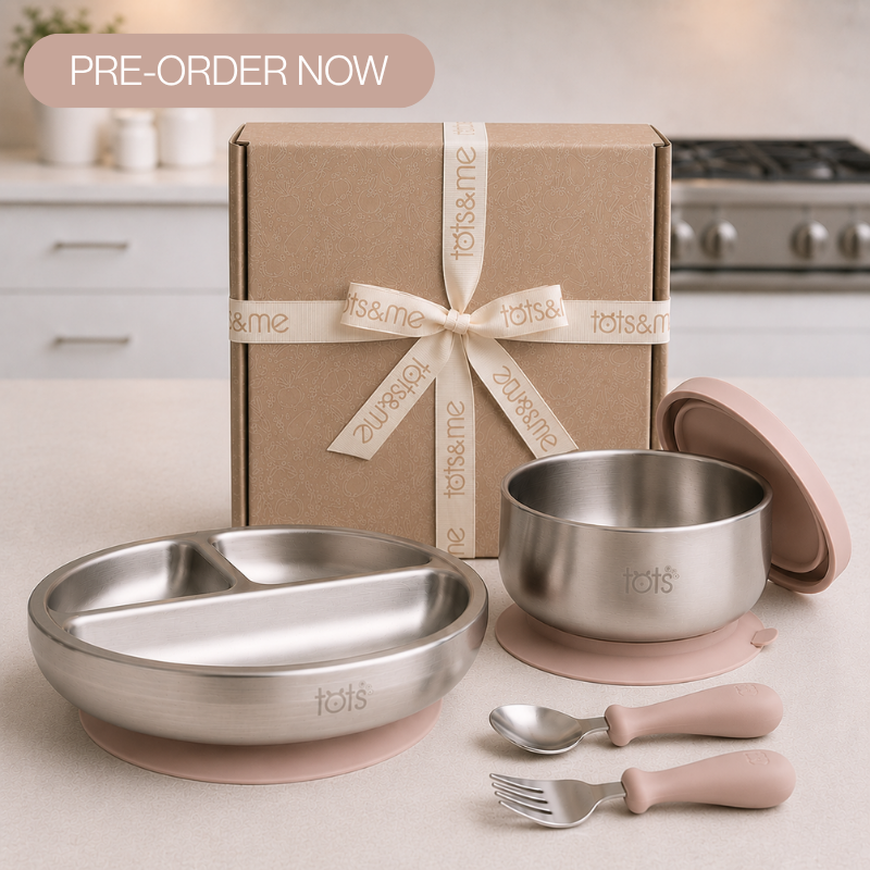 Stainless Steel First Tastes Weaning Gift Set - PRE ORDER