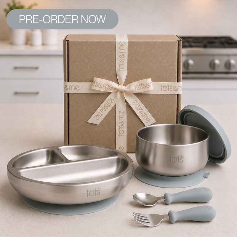 Stainless Steel First Tastes Weaning Gift Set - PRE ORDER