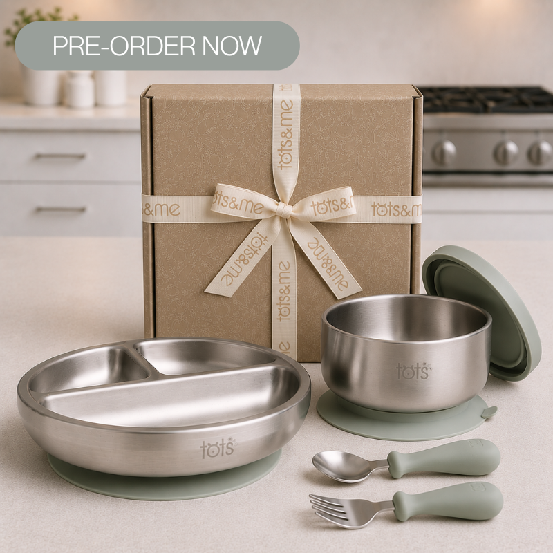 Stainless Steel First Tastes Weaning Gift Set - PRE ORDER