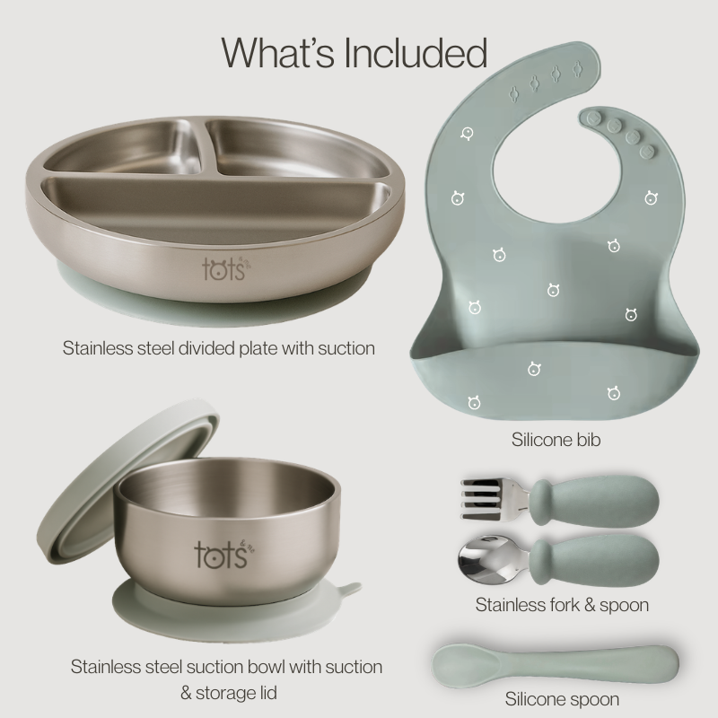 Stainless Steel Signature Weaning Gift Set - PRE ORDER